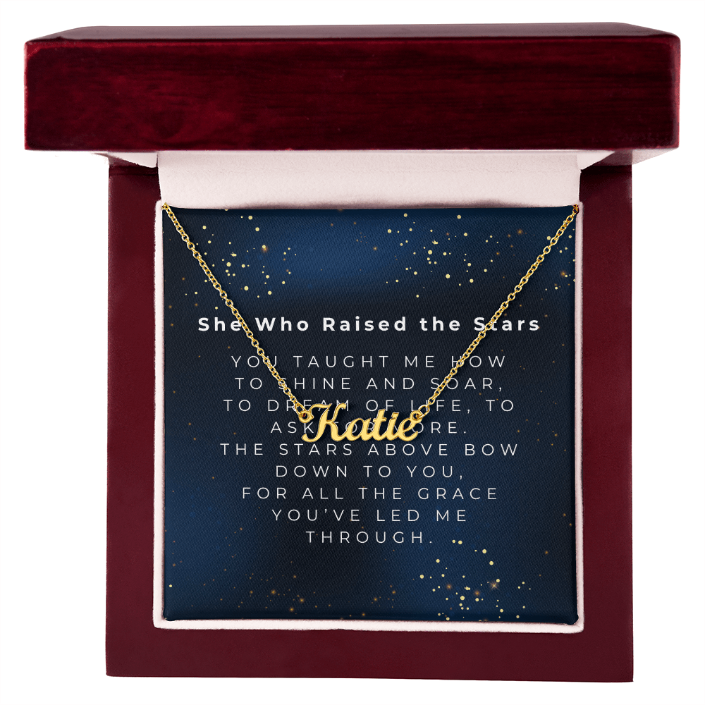 Custom Name Necklace | Shop Sbrtn Homes – 18k Yellow Gold Finish Jewelry for A1315T (10 view)