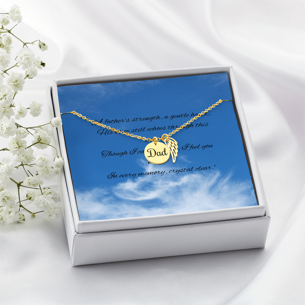 Gone but not Forgotten | Dad – 18k Yellow Gold Finish Jewelry for E067T (13 view)