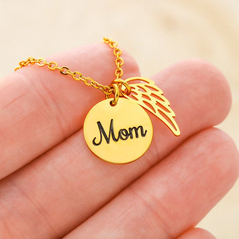 Gone but not Forgotten I Mom – 18k Yellow Gold Finish Jewelry for E068T (7 view)