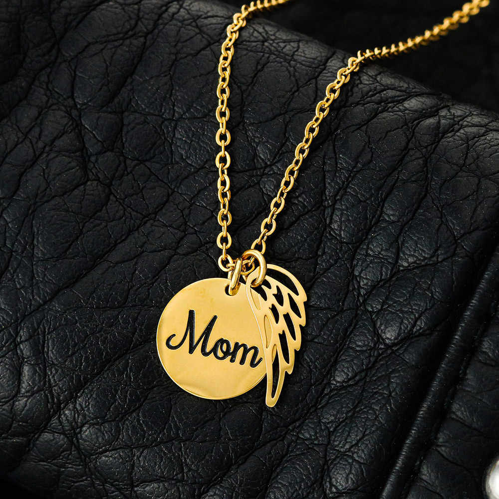 Gone but not Forgotten I Mom – 18k Yellow Gold Finish Jewelry for E068T (14 view)