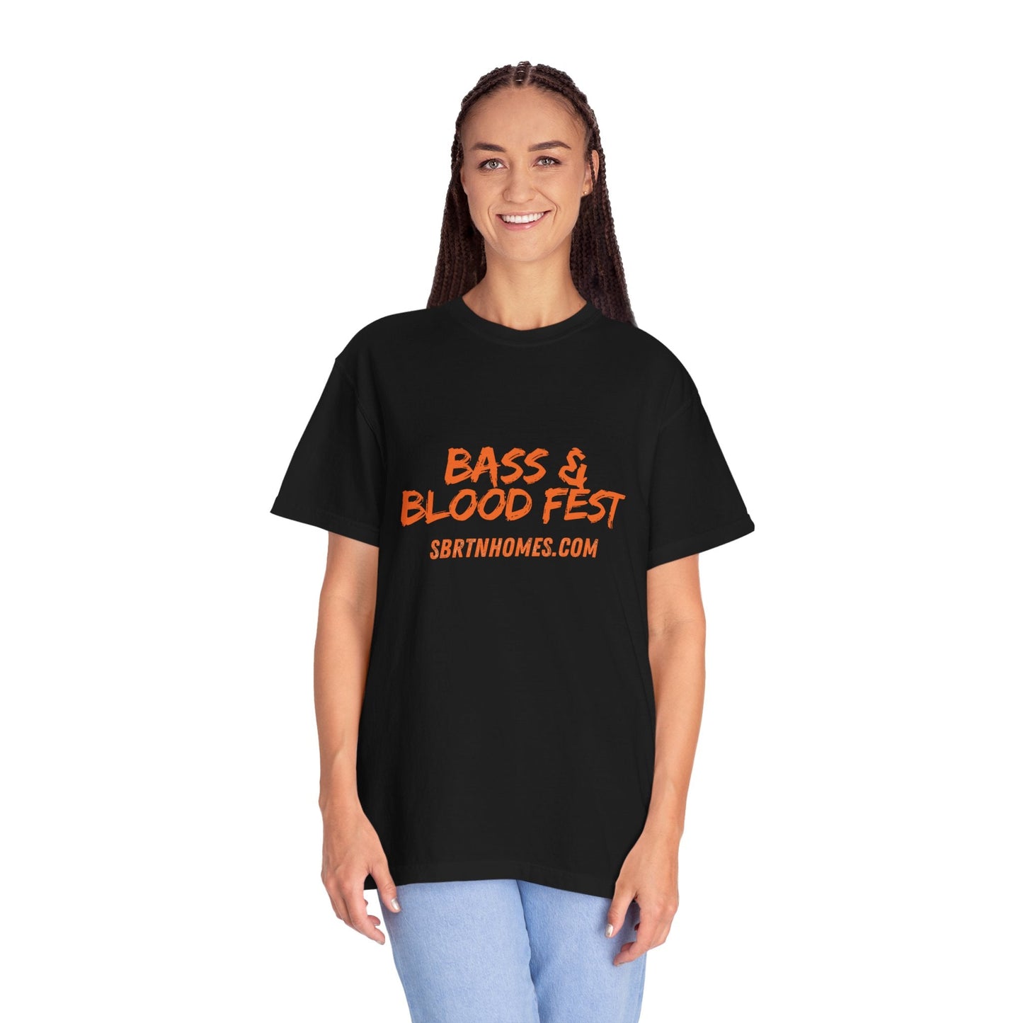 Bass & Blood Fest 2025 T-Shirt – Zombie Rock Concert Tee | Gone Fishing for Souls – Black T-Shirt for Band Merchandise (5 view)