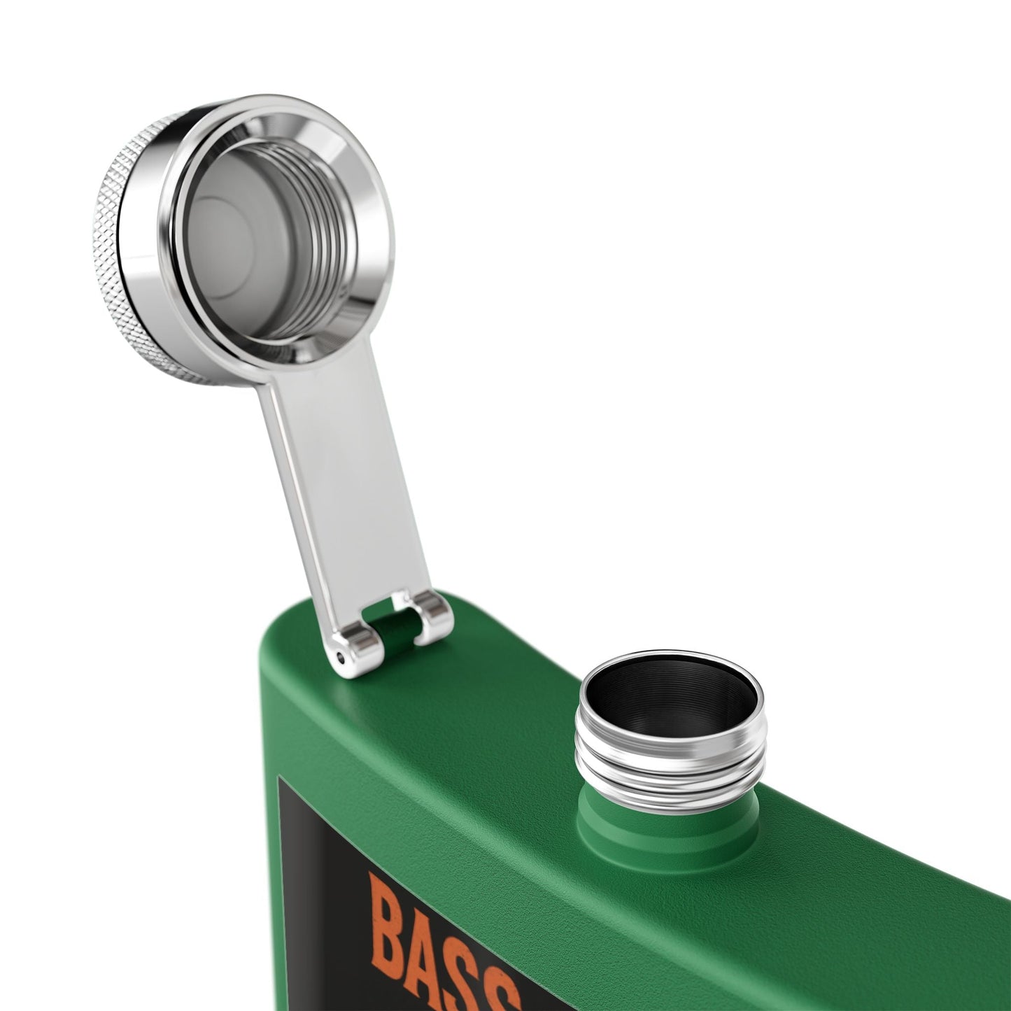 Bass & Blood Fest Stainless Steel Flask, 6oz - Perfect for Festivals, Gifts, and Outdoor Adventures, Unique Music Lover Accessory – 6oz Mug for Bass Guitar Design (19 view)