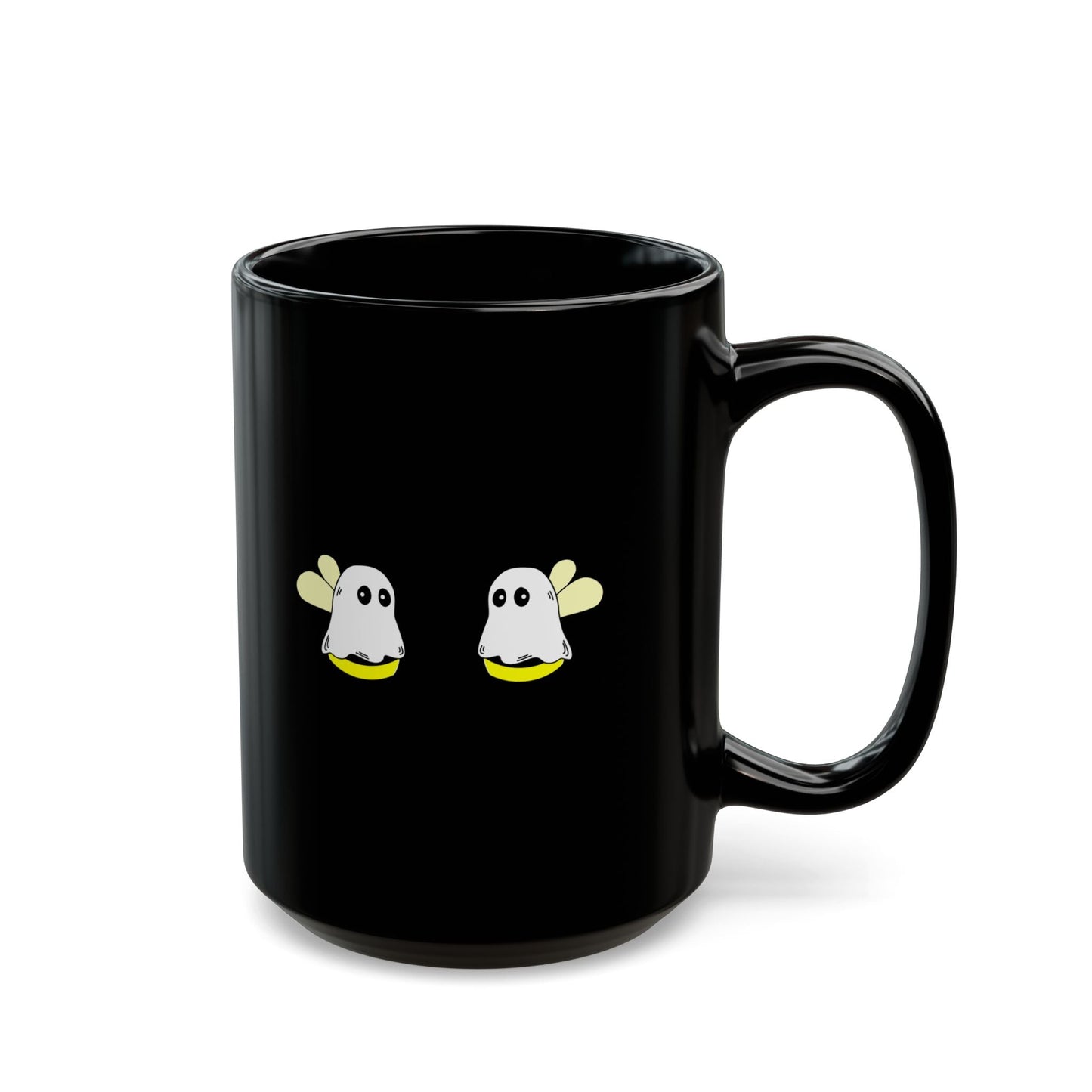 Boobees Halloween Mug – Funny Ghost Bee Coffee Cup | Spooky & Cute Pun Gift – 15oz Mug by Printify