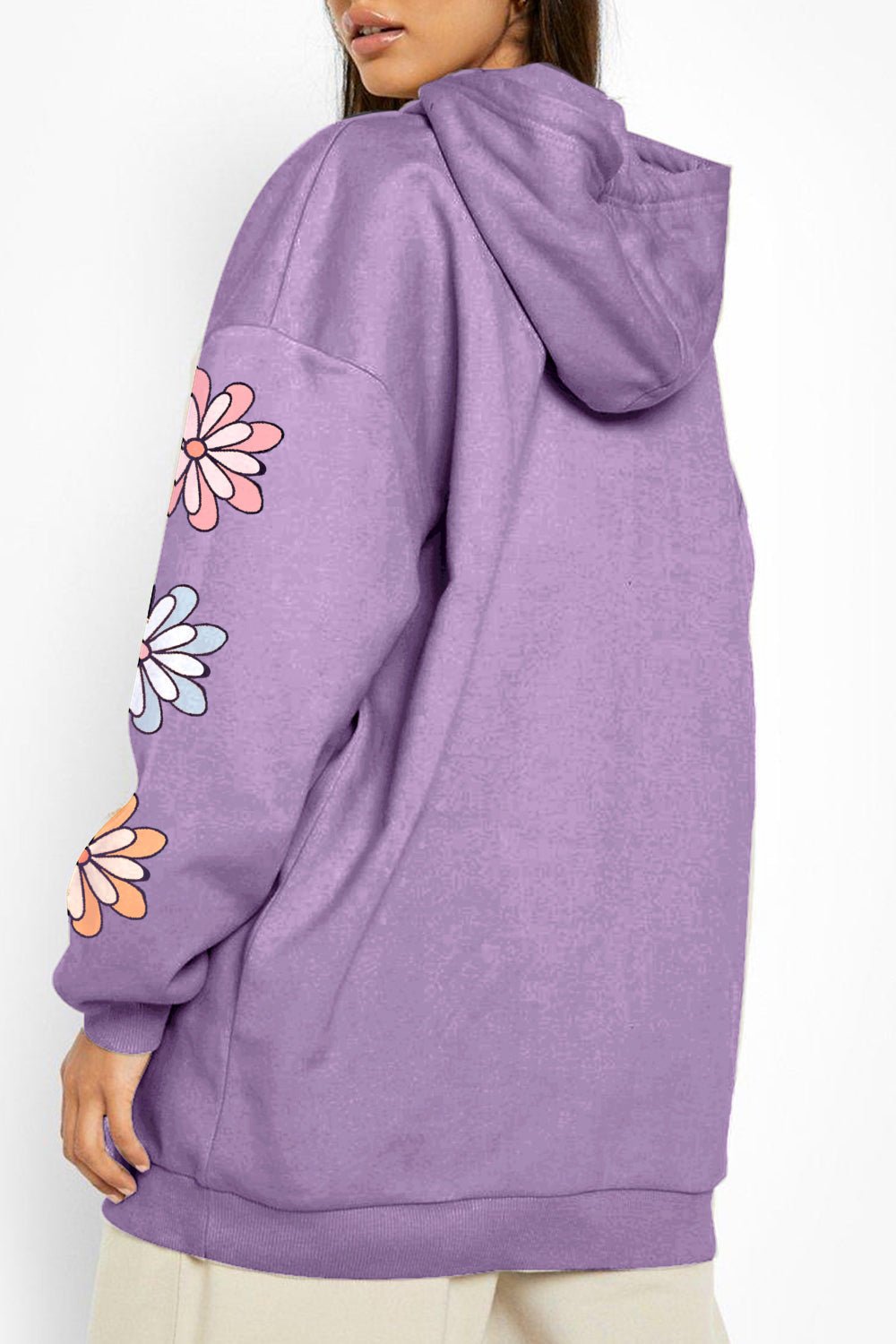 Simply Love Simply Love Full Size MAMA Graphic Dropped Shoulder Hoodie – Lilac by Simply Love