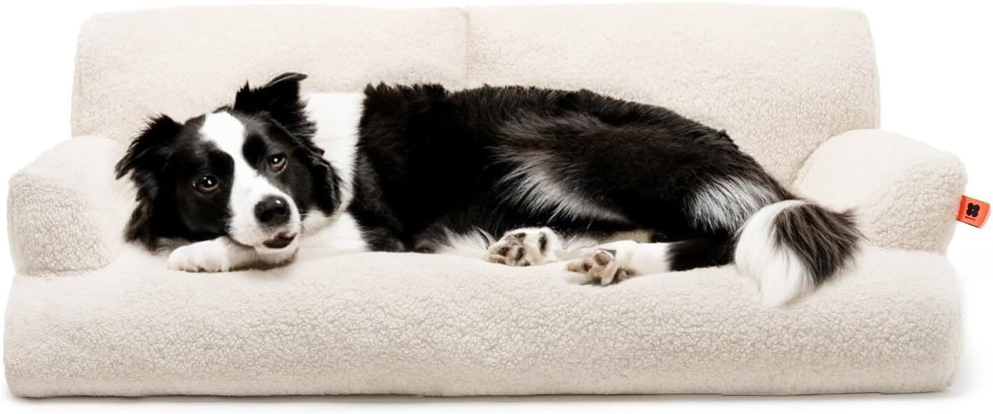 Cozy Pet Sofa Bed – Fluffy, Washable & Anti Slip Comfort for – QCP58 Miscellaneous by SbrTnHomes