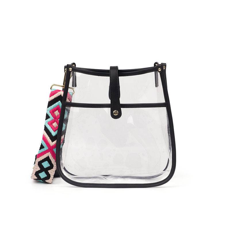 Clear Courier | Choose Your Strap – Black Bags for Shopify Collective (6 view)