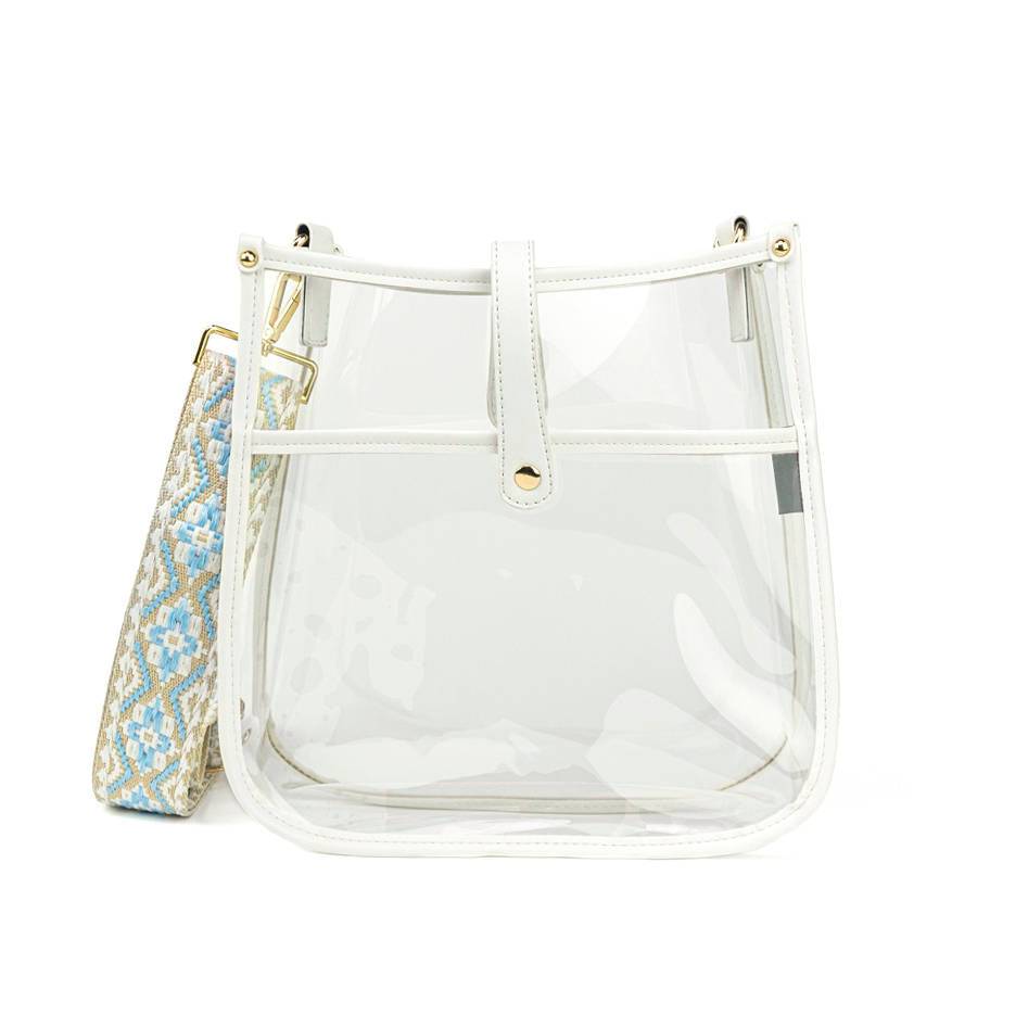 Clear Courier | Choose Your Strap – White Bags for Shopify Collective (7 view)