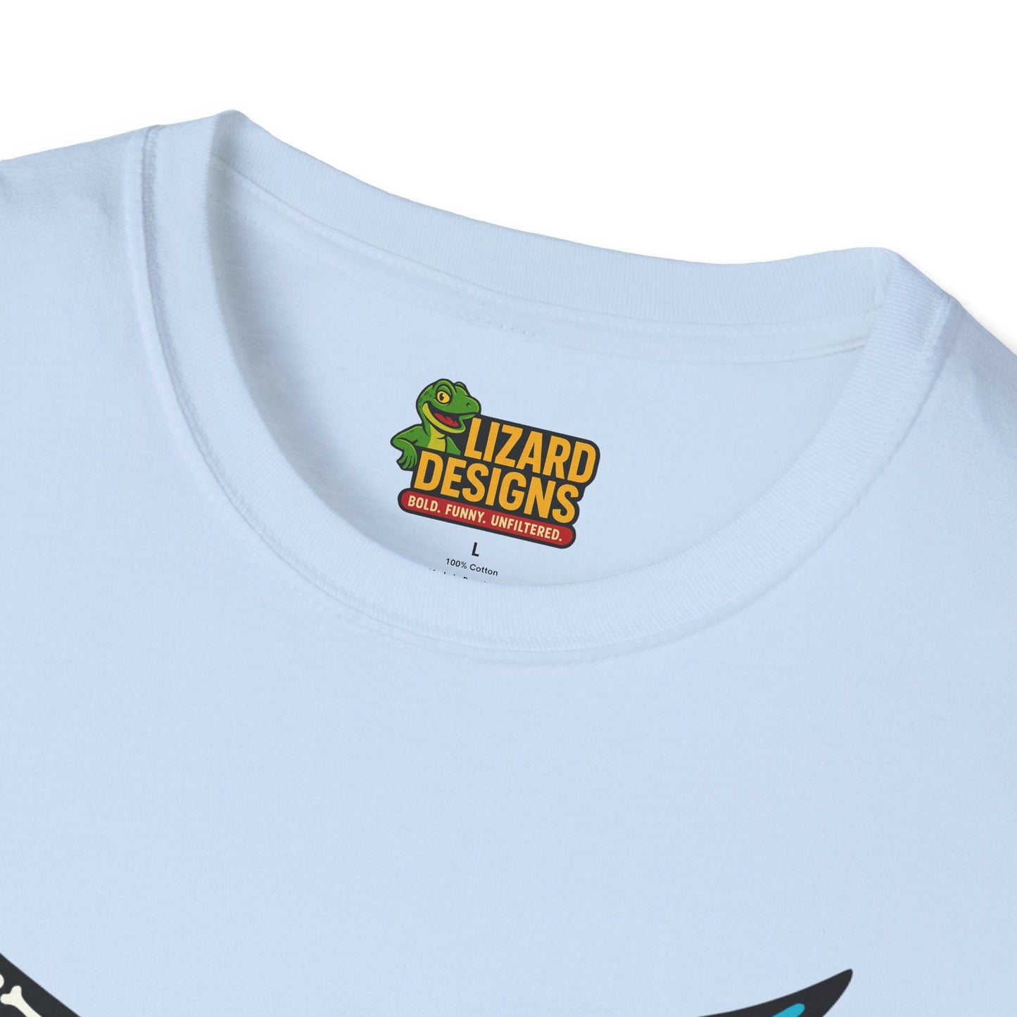 Sugar Skull Owl Tee – Colorful Day of the Dead Vibes | Graphic T-Shirts – Light Blue T-Shirt for boho style shirt (24 view)