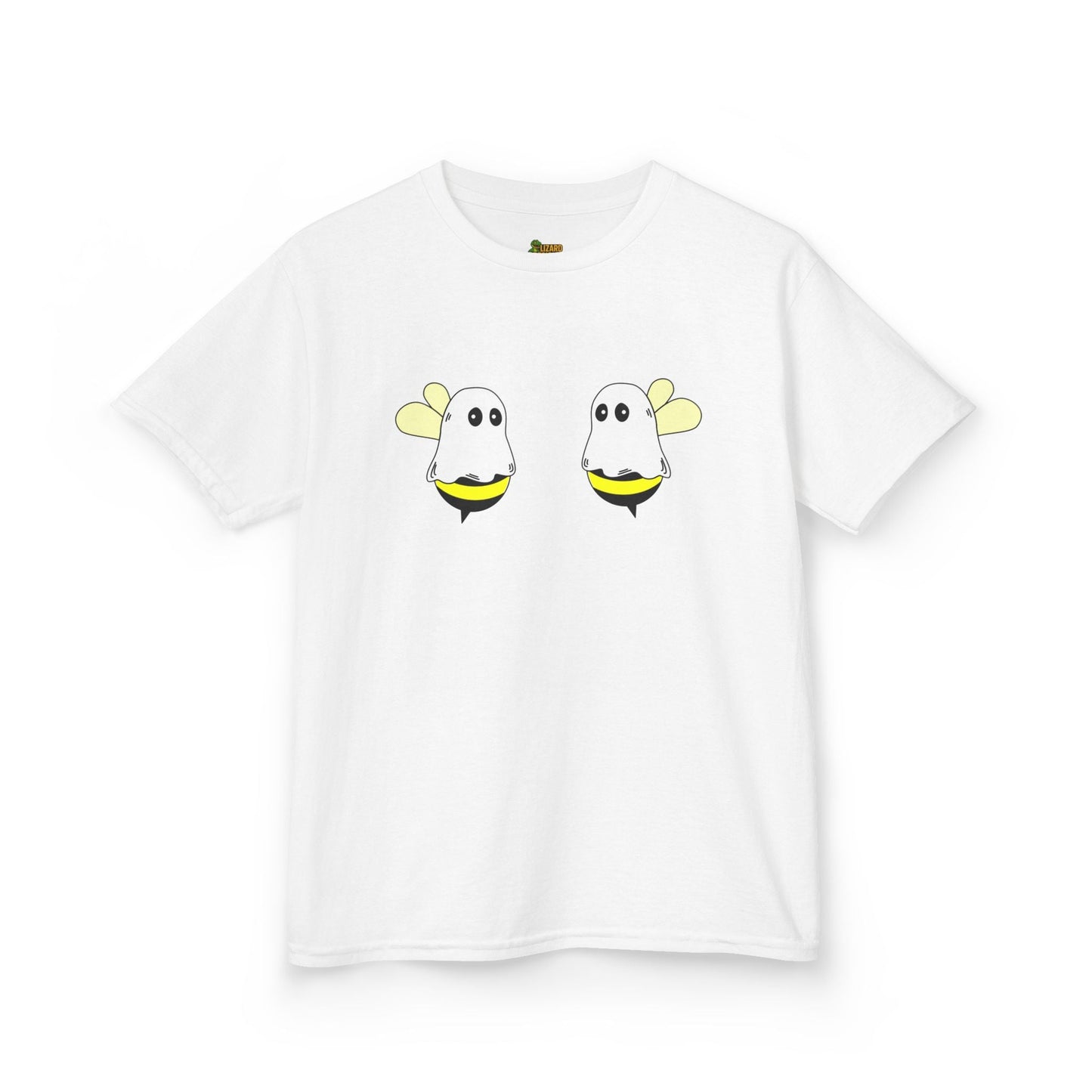 Cute Ghost Bee Kids Tee, Childrens T-Shirt, Summer Outfit, Birthday Gift, Bee Lover Shirt, Fun Kids Clothing – White Kids clothes for Adorable Insect Tee (7 view)