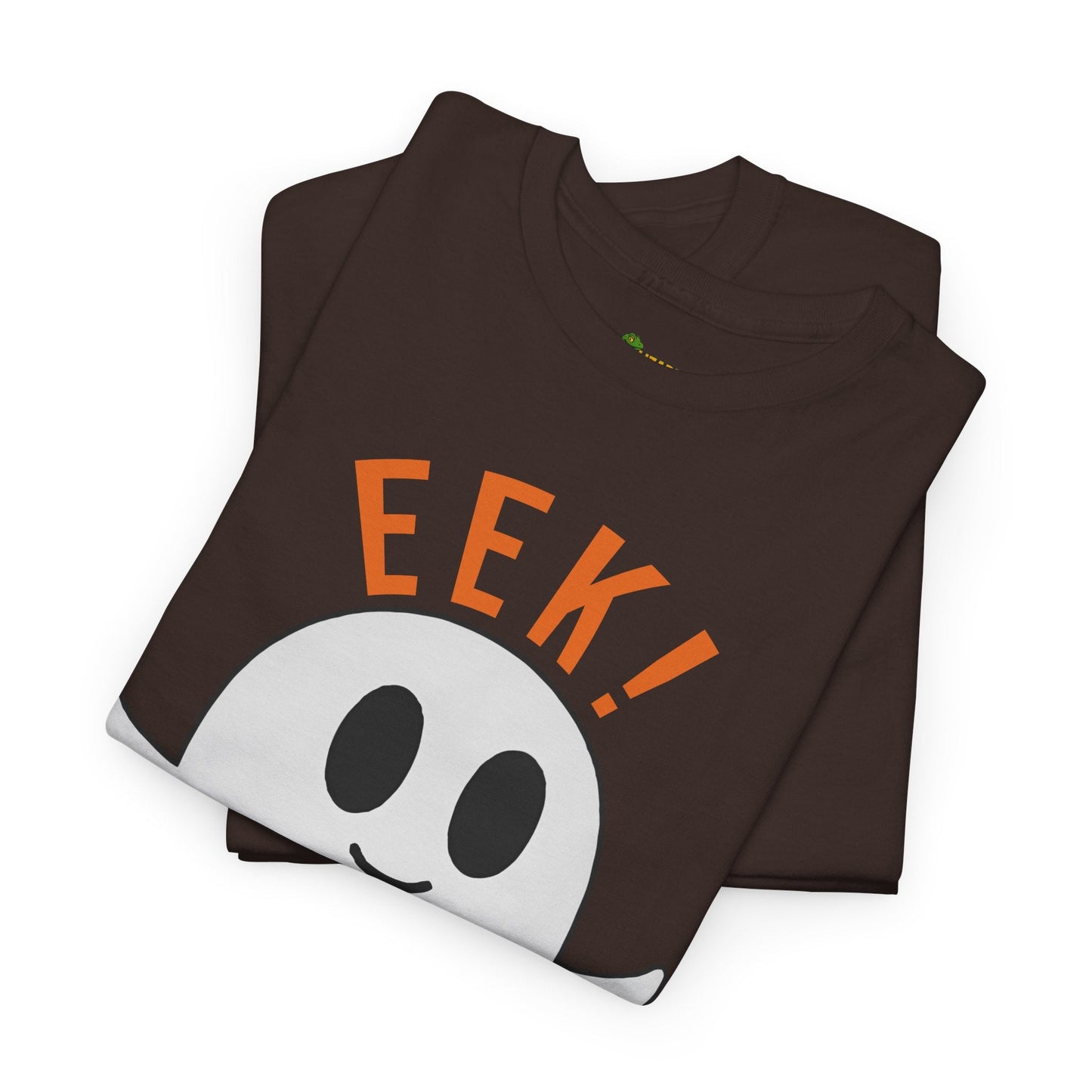 Eek in the Sheets Ghost Tee – Cute Halloween Pun – Sport Grey T-Shirt for casual wear gift (29 view)