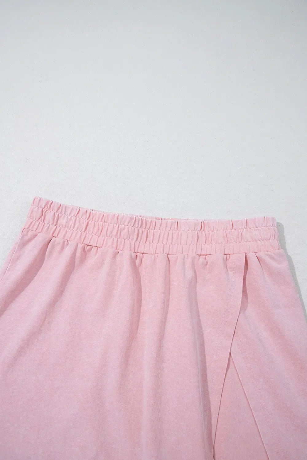 Mineral Wash Cotton Tank Top and Slit Skort Set – Blush Pink for Shopify Collective (10 view)