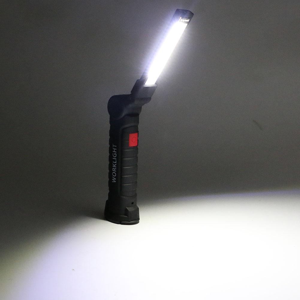 Foldable COB LED Work Light – Magnetic Rechargeable Torch with 5 Modes & USB Charging | Inspection & Camping Flashlight – big size Camping Gear for COB LED Torch (6 view)