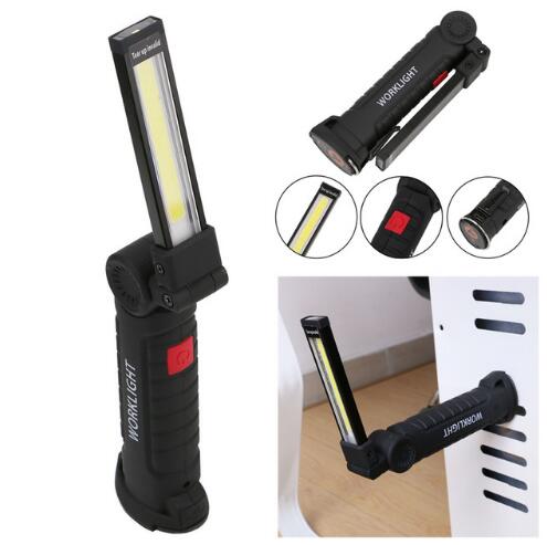 Foldable COB LED Work Light – Magnetic Rechargeable Torch with 5 Modes & USB Charging | Inspection & Camping Flashlight – small size Camping Gear for COB LED Torch (8 view)