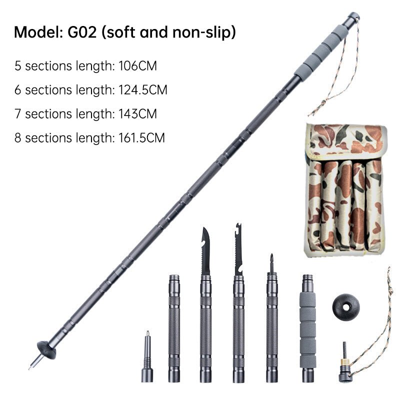 Folding Telescopic Trekking Pole 106–143cm (390g) – 5 sections 106cm Outdoor Gear for 106cm (7 view)