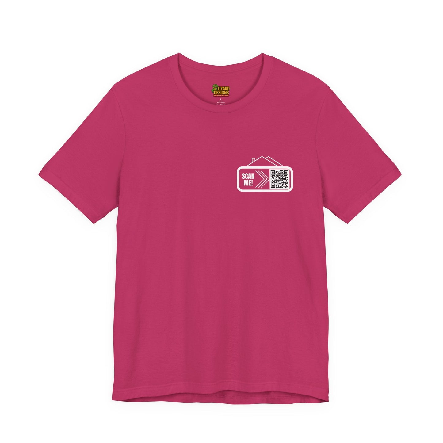 Follow Me to Your New Home – Custom QR Code Real Estate Shirt – Berry T-Shirt for affordable clothing (39 view)