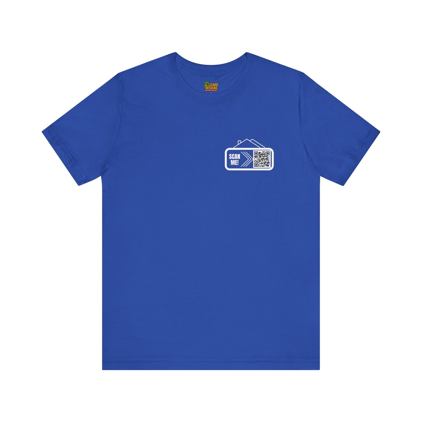 Follow Me to Your New Home – Custom QR Code Real Estate Shirt – True Royal T-Shirt for affordable clothing (17 view)