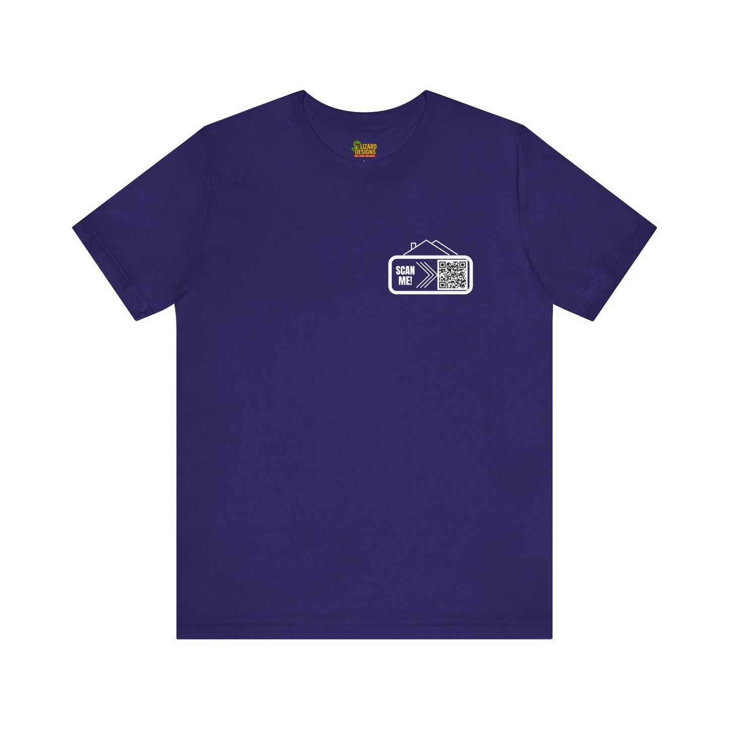 Follow Me to Your New Home – Custom QR Code Real Estate Shirt – Team Navy T-Shirt for affordable clothing (29 view)