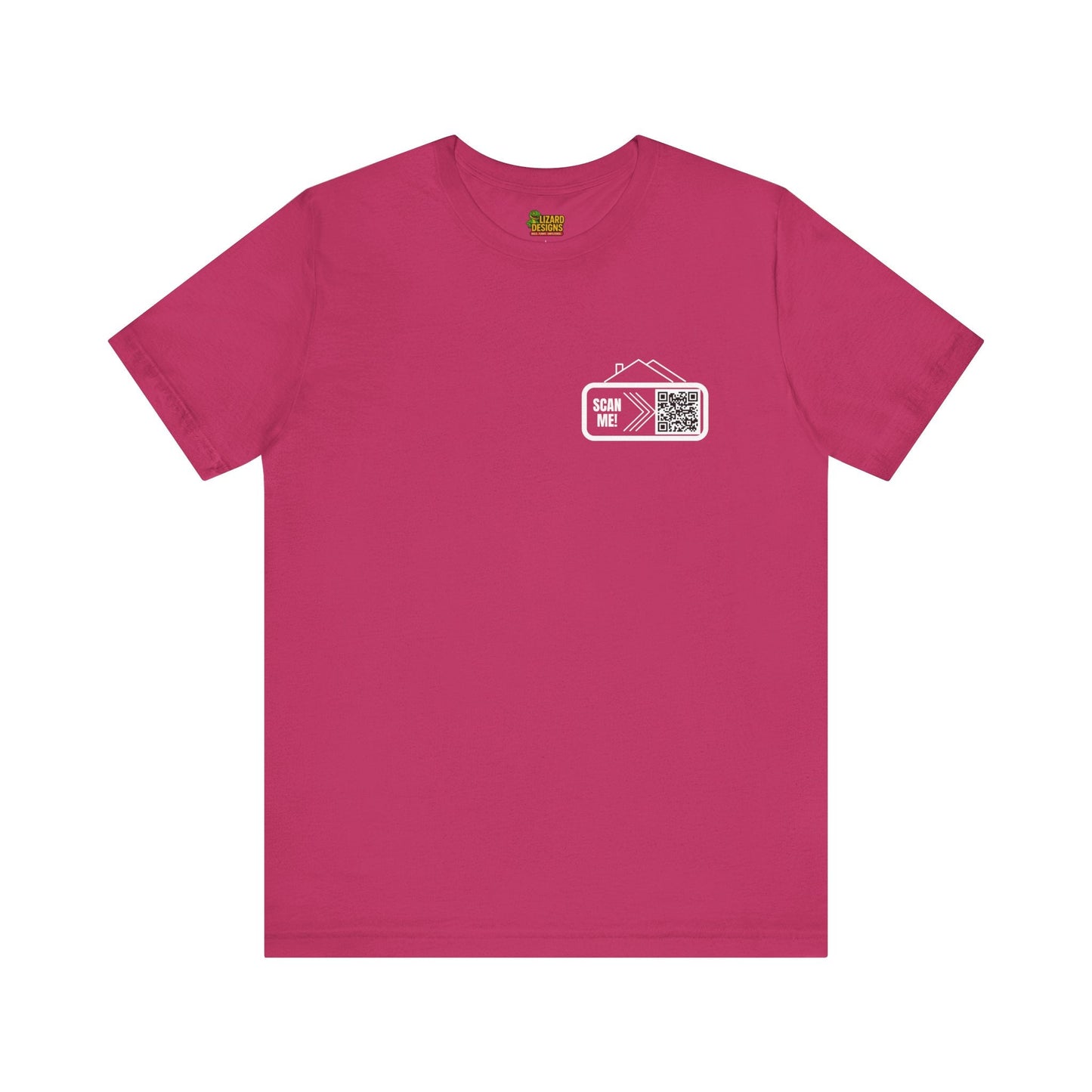 Follow Me to Your New Home – Custom QR Code Real Estate Shirt – Berry T-Shirt for affordable clothing (37 view)