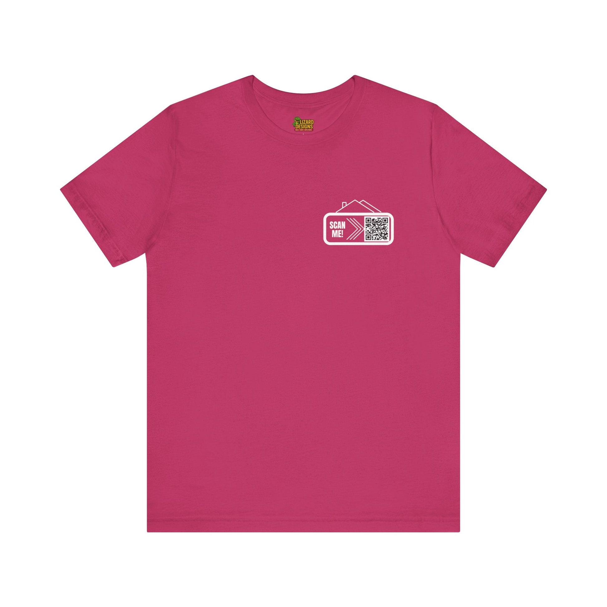 Follow Me to Your New Home – Custom QR Code Real Estate Shirt – Berry T-Shirt for affordable clothing (37 view)