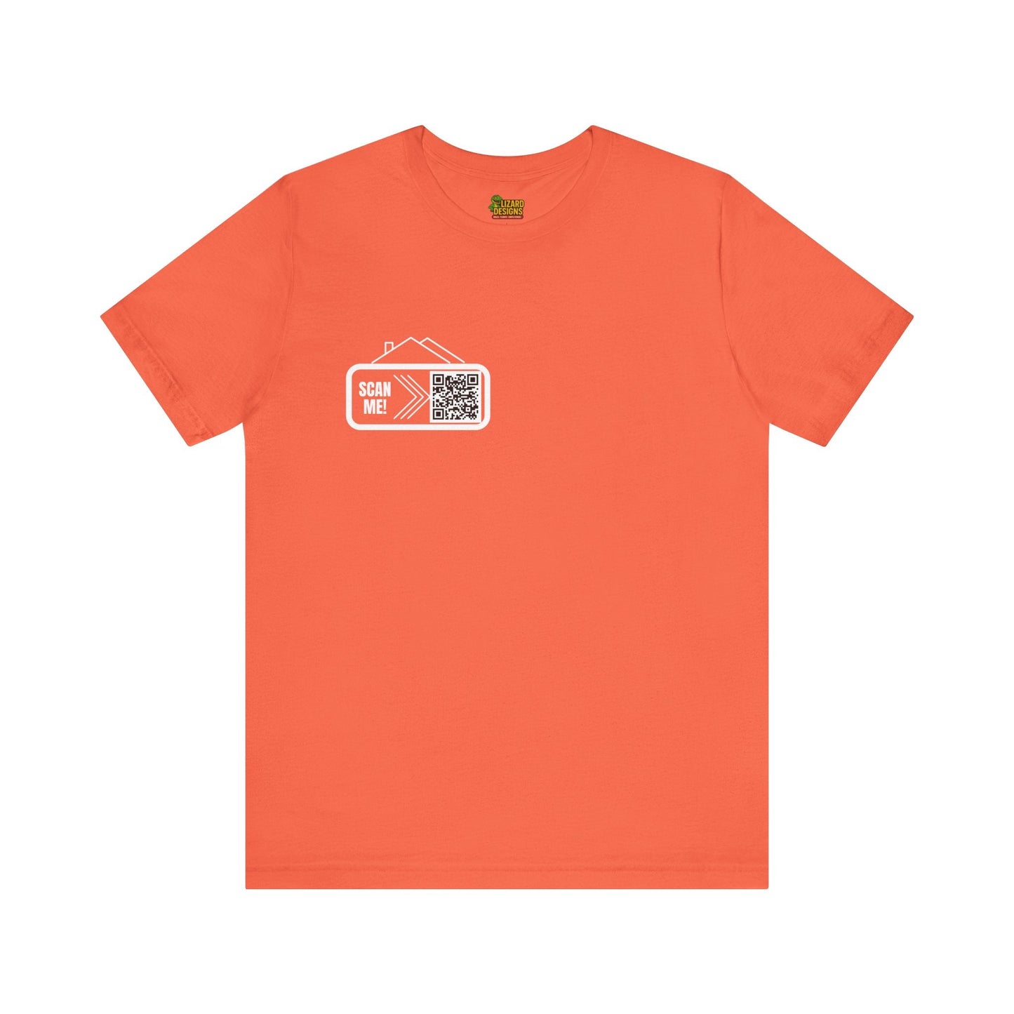 Follow Me to Your New Home – Custom QR Code Real Estate Shirt – Coral T-Shirt for affordable clothing (5 view)