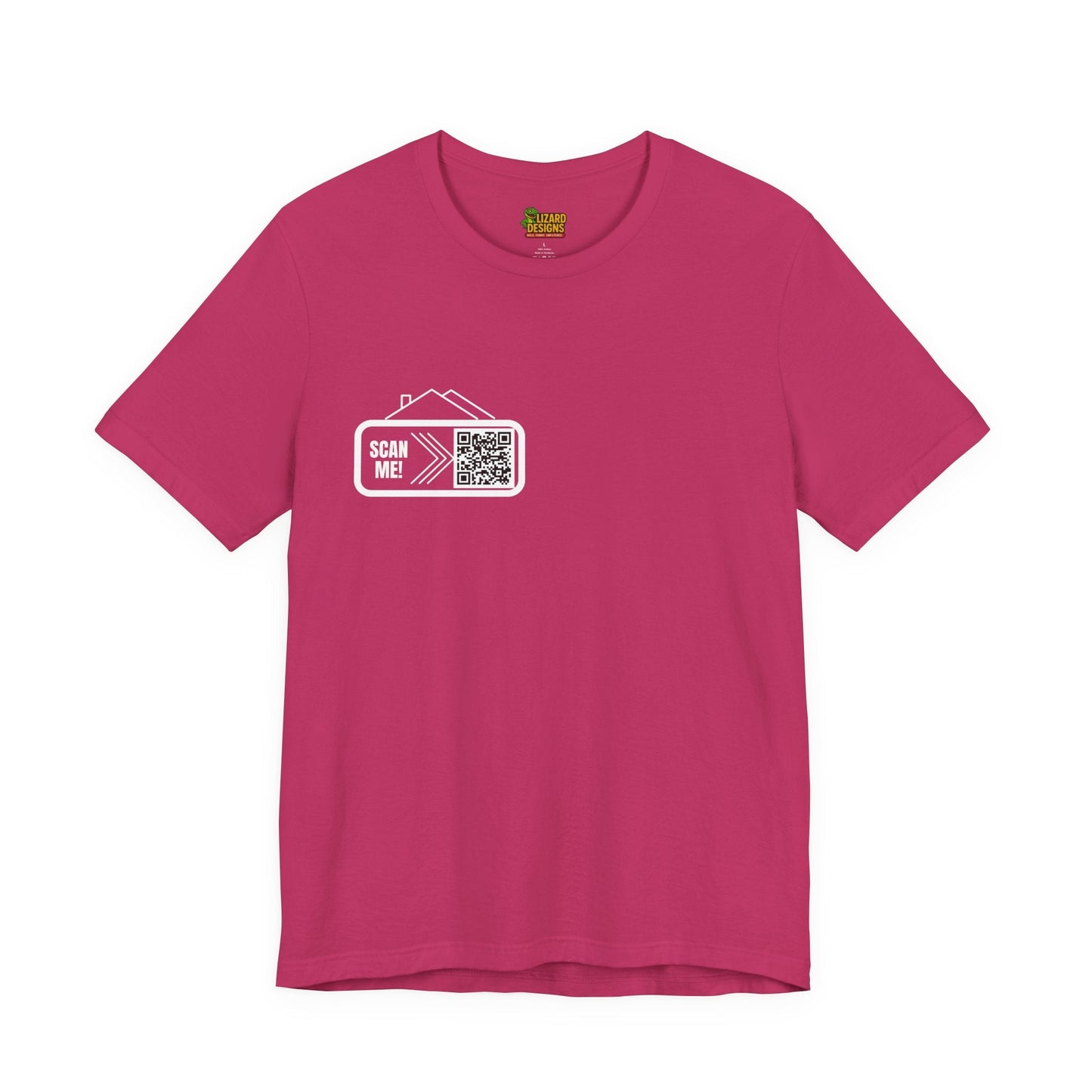 Follow Me to Your New Home – Custom QR Code Real Estate Shirt – Berry T-Shirt for affordable clothing (39 view)