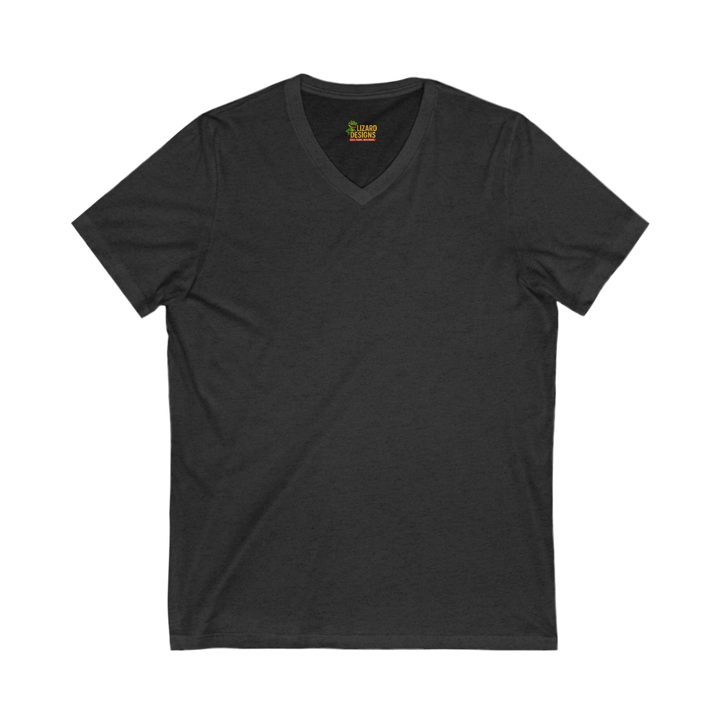 Follow Me to Your New Home V - Neck– Custom QR Code Real Estate Tee – Dark Grey Heather T-Shirt for Casual Shirt (10 view)