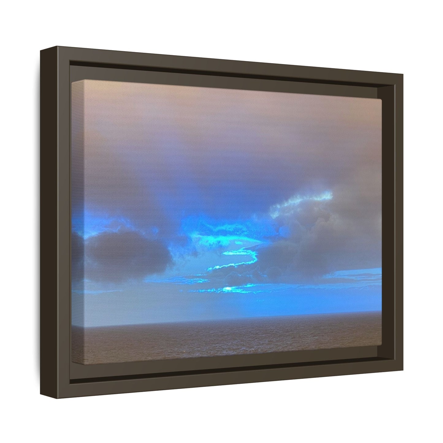 Framed Canvas Wall Art – Ocean Sky Print | Abstract Coastal Photography for Modern & Beach - Inspired Spaces – 12" x 9" (Horizontal) Canvas for Abstract Canvas (7 view)