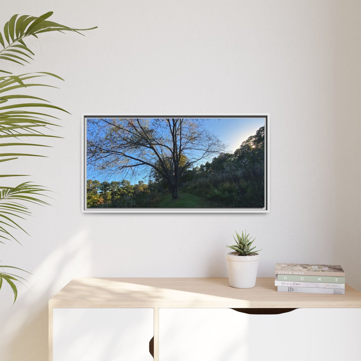 Framed Matte Canvas Art Print, Nature Wall Decor, Living Room Artwork, Gift for Nature Lovers, Home Office Decor, Rustic Vibes – 18″ x 12″ (Horizontal) Canvas for Art for Living Room (142 view)