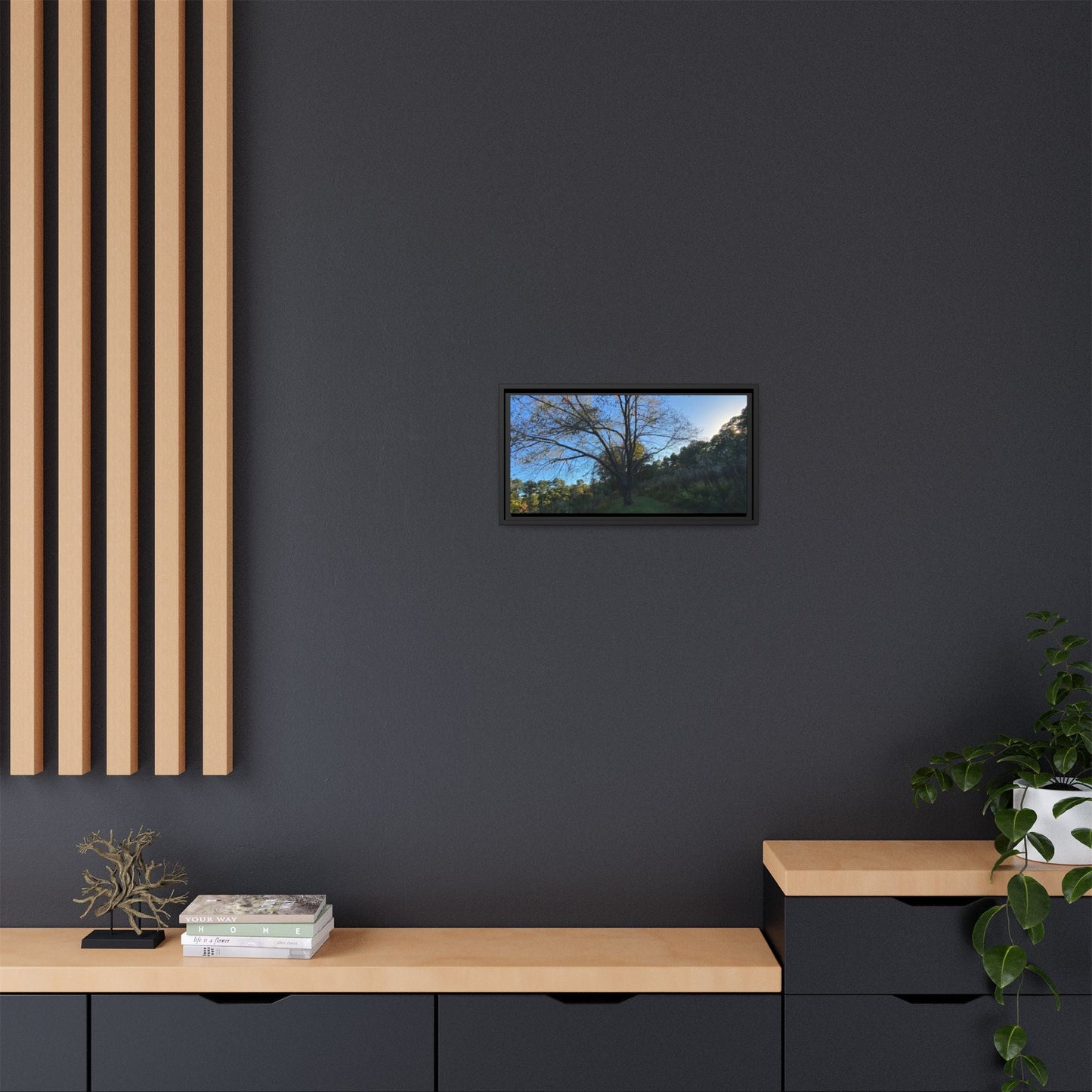 Framed Matte Canvas Art Print, Nature Wall Decor, Living Room Artwork, Gift for Nature Lovers, Home Office Decor, Rustic Vibes – 60" x 40" (Horizontal) Canvas for Art for Living Room (104 view)