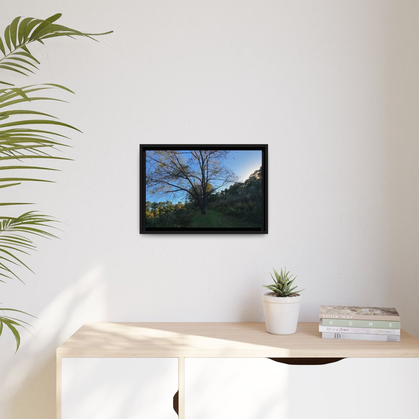 Framed Matte Canvas Art Print, Nature Wall Decor, Living Room Artwork, Gift for Nature Lovers, Home Office Decor, Rustic Vibes – 60" x 40" (Horizontal) Canvas for Art for Living Room (76 view)