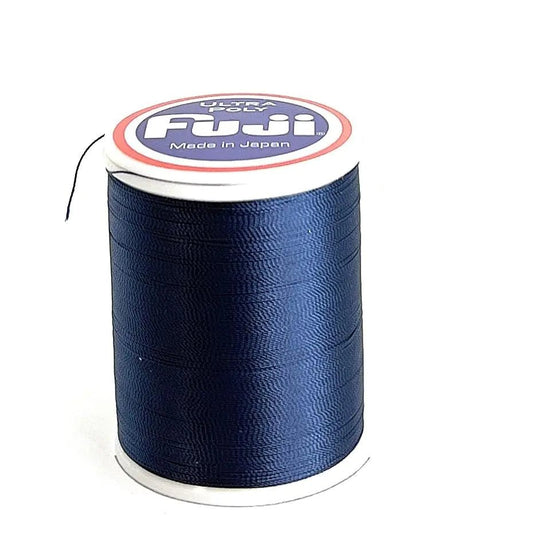 Fuji Ultra Poly Wrapping Thread – Size A 800M Midnight 031 | UV-Resistant Polyester Thread for Custom Rod Building – Midnight 031 Fishing Gear by SbrTnHomes