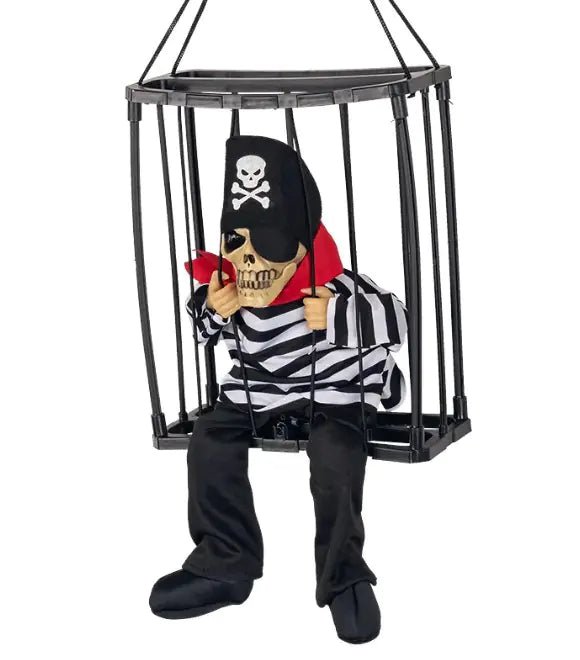 Halloween Glow Cage Ghost – Striped Eye Opening) Accessories for halloween (9 view)