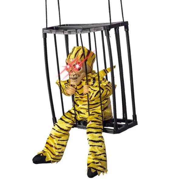 Halloween Glow Cage Ghost – Silver Eyes Open Accessories for halloween (13 view)