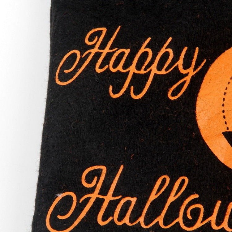 Halloween Spider Pumpkin Bag – Trick - or - Treat Candy Tote | Kids Gift Bag – Orange Accessories for Candy Tote (4 view)