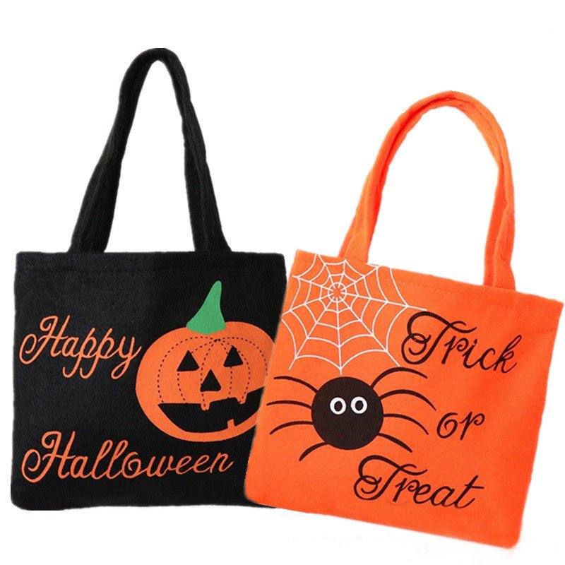 Halloween Trick - or - Treat Bag Bundle β Reusable Candy Totes | RM Outpost β Black Accessories for ExtendedShip (4 view)