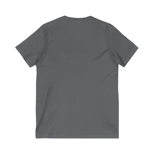 Happy Halloween Pumpkin Tee – Classic Jack - O’ - Lantern Graphic Shirt | Fall & Spooky Season V - Neck – Deep Heather V - neck for bee lovers gift (2 view)