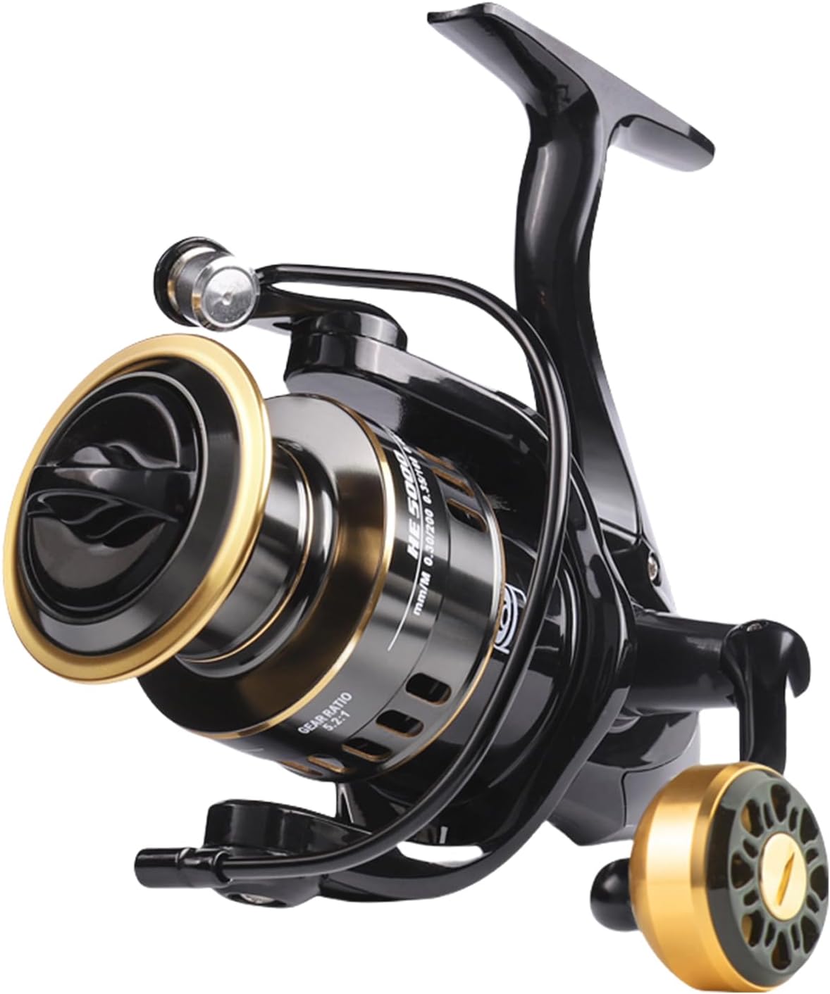 HE Series Spinning Reel All - metal Telescopic Fishing Rod Tossing – Metal Lotus Holding Pill Fishing Gear for (6 view)