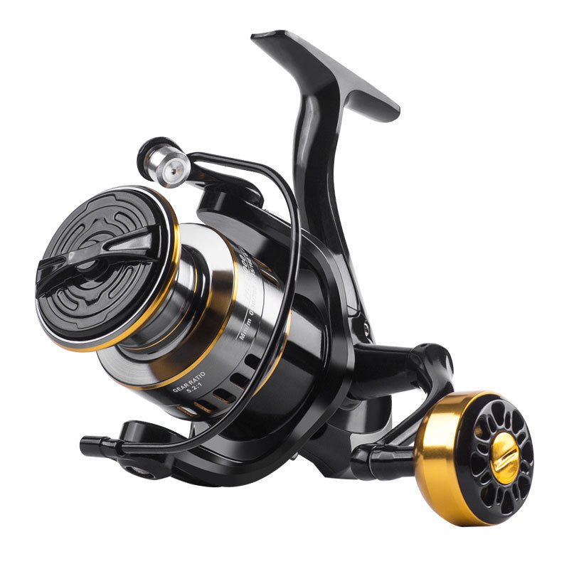 HE Series Spinning Reel All - metal Telescopic Fishing Rod Tossing – Metal Lotus Holding Pill Fishing Gear for (5 view)