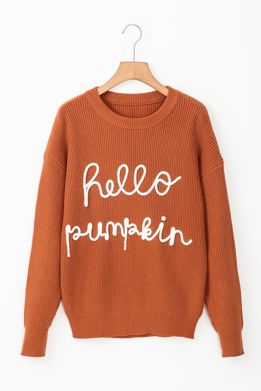 Hello Pumpkin Graphic Sweater – Flamingo Sweaters & Cardigans/Sweaters for Shopify Collective (8 view)