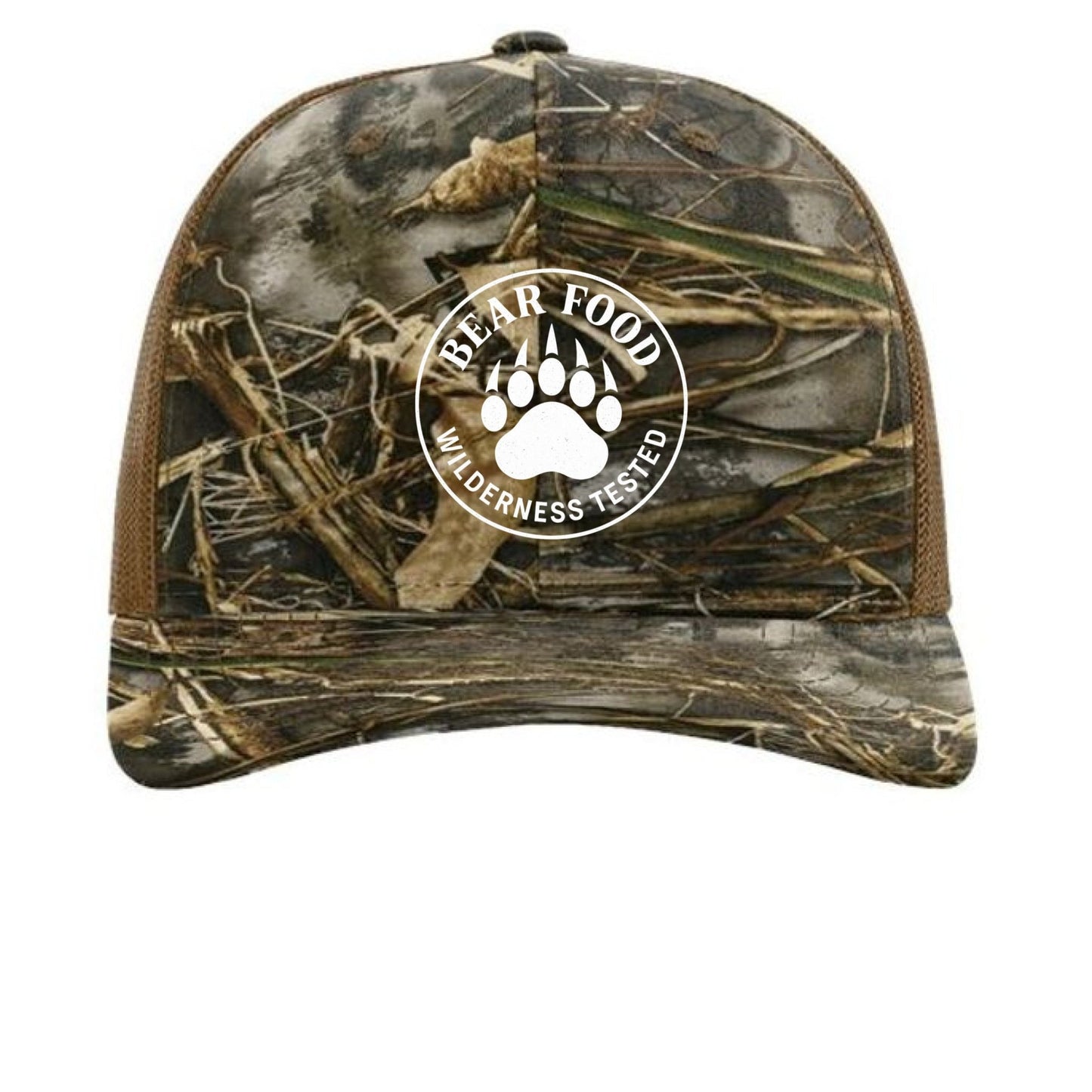 Hunt Fish Chill “Bear Food” Hat – Realtree® Camo Trucker Cap | Outdoor Humor Snapback – Realtree Max 7/ Buck Hats for Apparel (15 view)