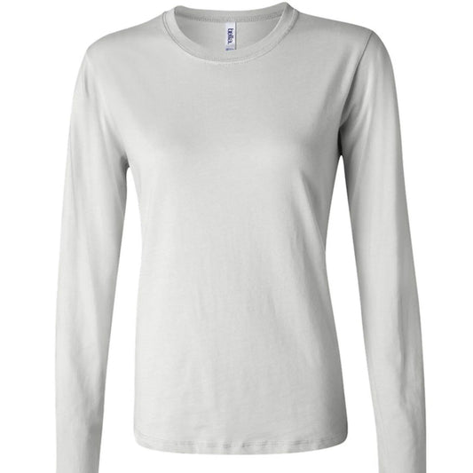 Hunt Fish Chill Ladies Long Sleeve Tee – Soft Jersey Outdoor Shirt | Women’s Fishing & Hunting Apparel – WHITE T-Shirt for Apparel (2 view)