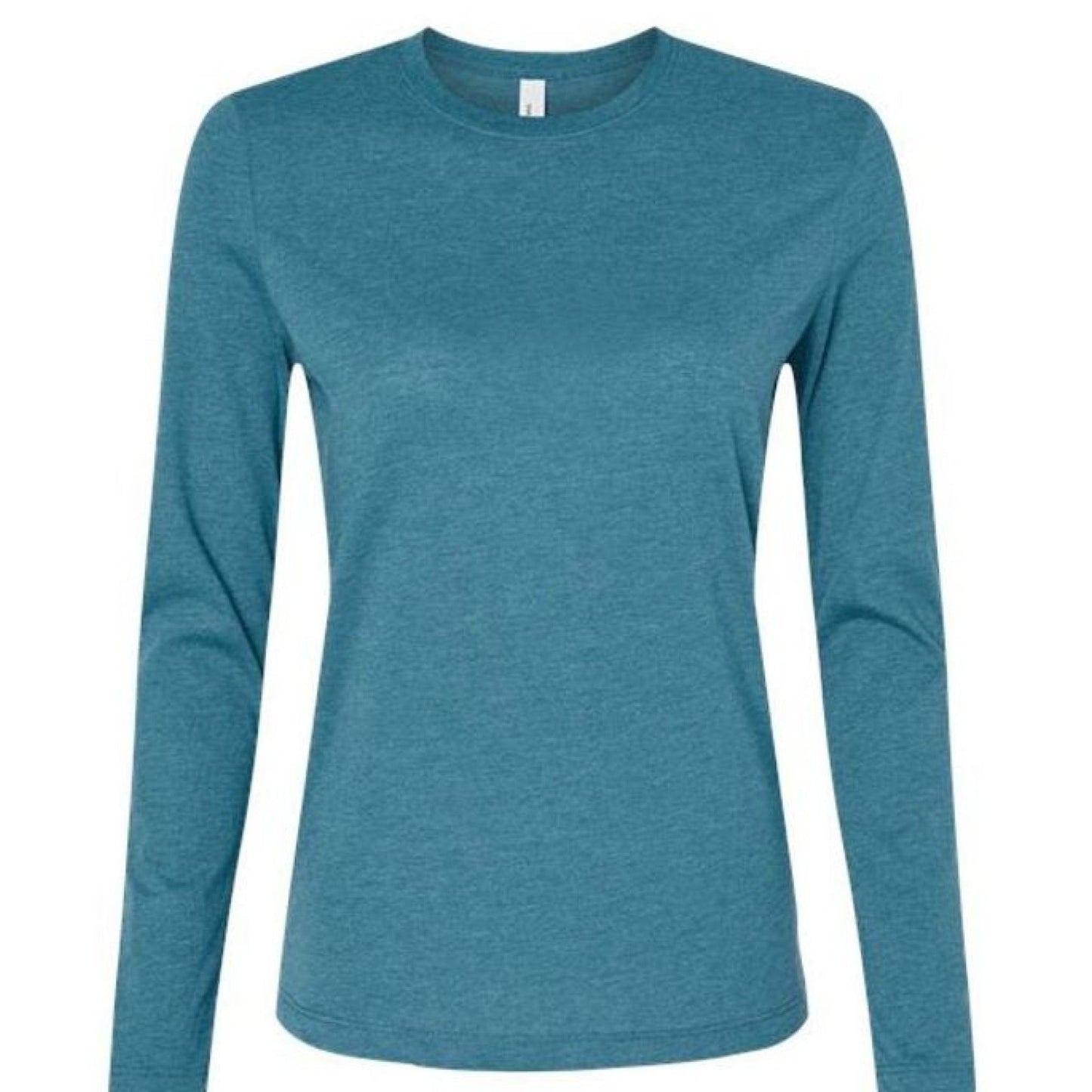 Hunt Fish Chill Ladies Long Sleeve Tee – Soft Jersey White Graphic | Women’s Fishing & Hunting Apparel – Heather Slate T-Shirt for Apparel (14 view)