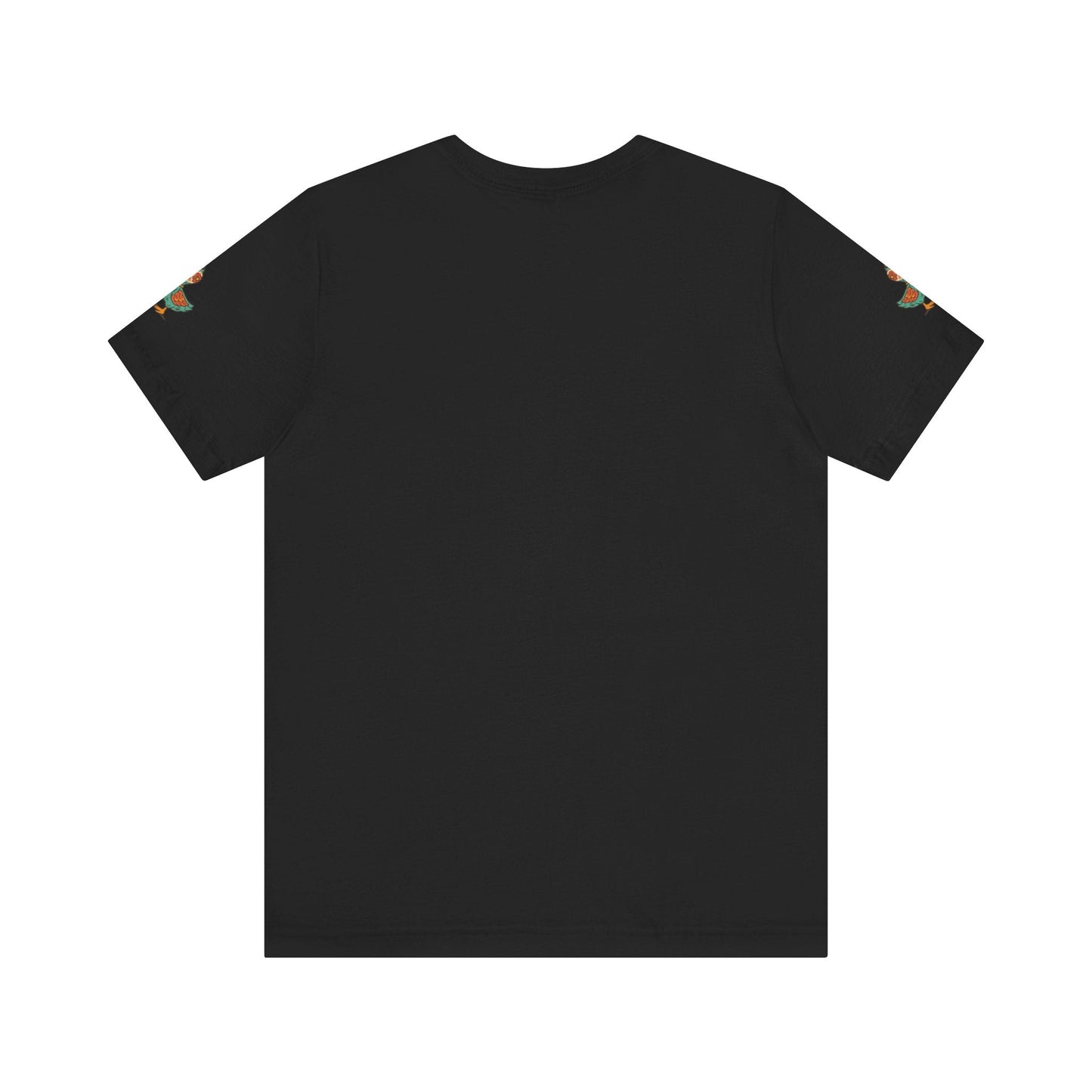 Just Ducking Around – Día de los Muertos Skeleton & Duck Tee | Funny Graphic Shirt – Black T-Shirt for cartoon graphic tee (4 view)