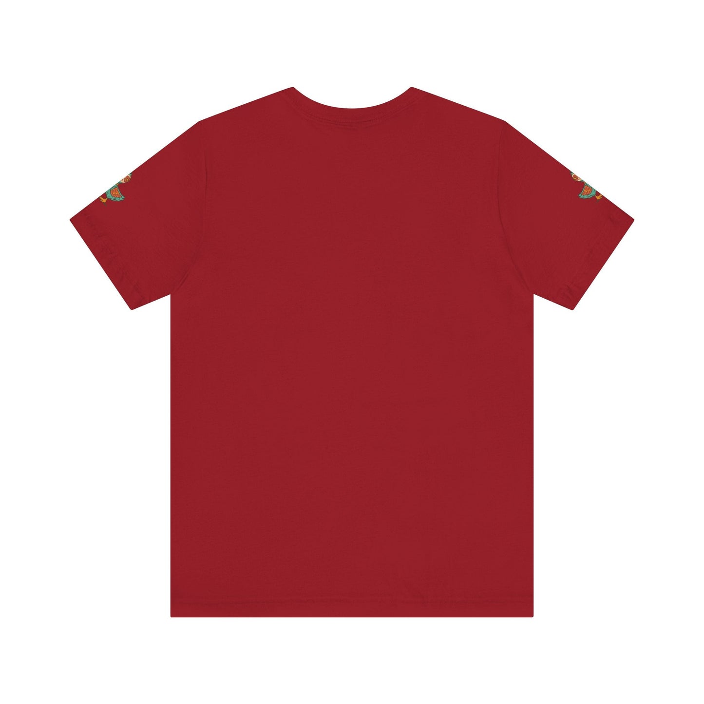 Just Ducking Around – Día de los Muertos Skeleton & Duck Tee | Funny Graphic Shirt – Canvas Red T-Shirt for cartoon graphic tee (39 view)