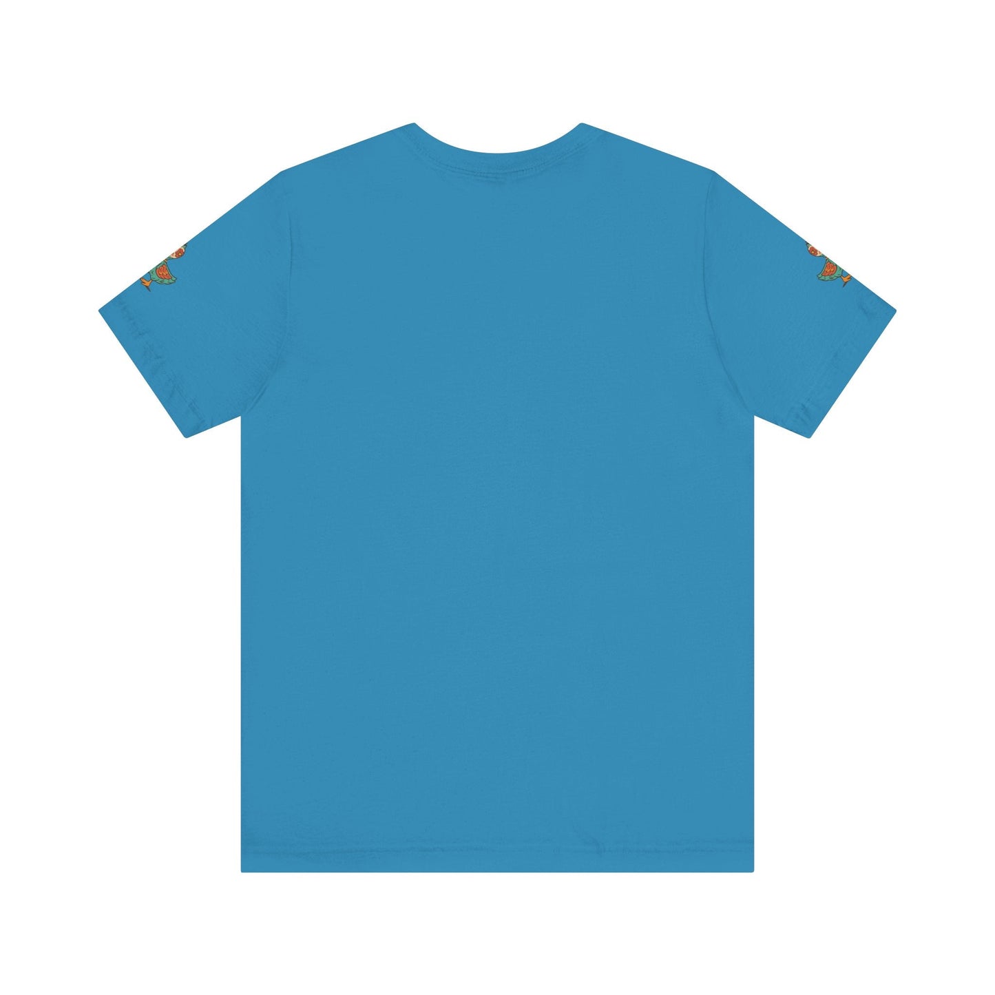Just Ducking Around – Día de los Muertos Skeleton & Duck Tee | Funny Graphic Shirt – Aqua T-Shirt for cartoon graphic tee (9 view)