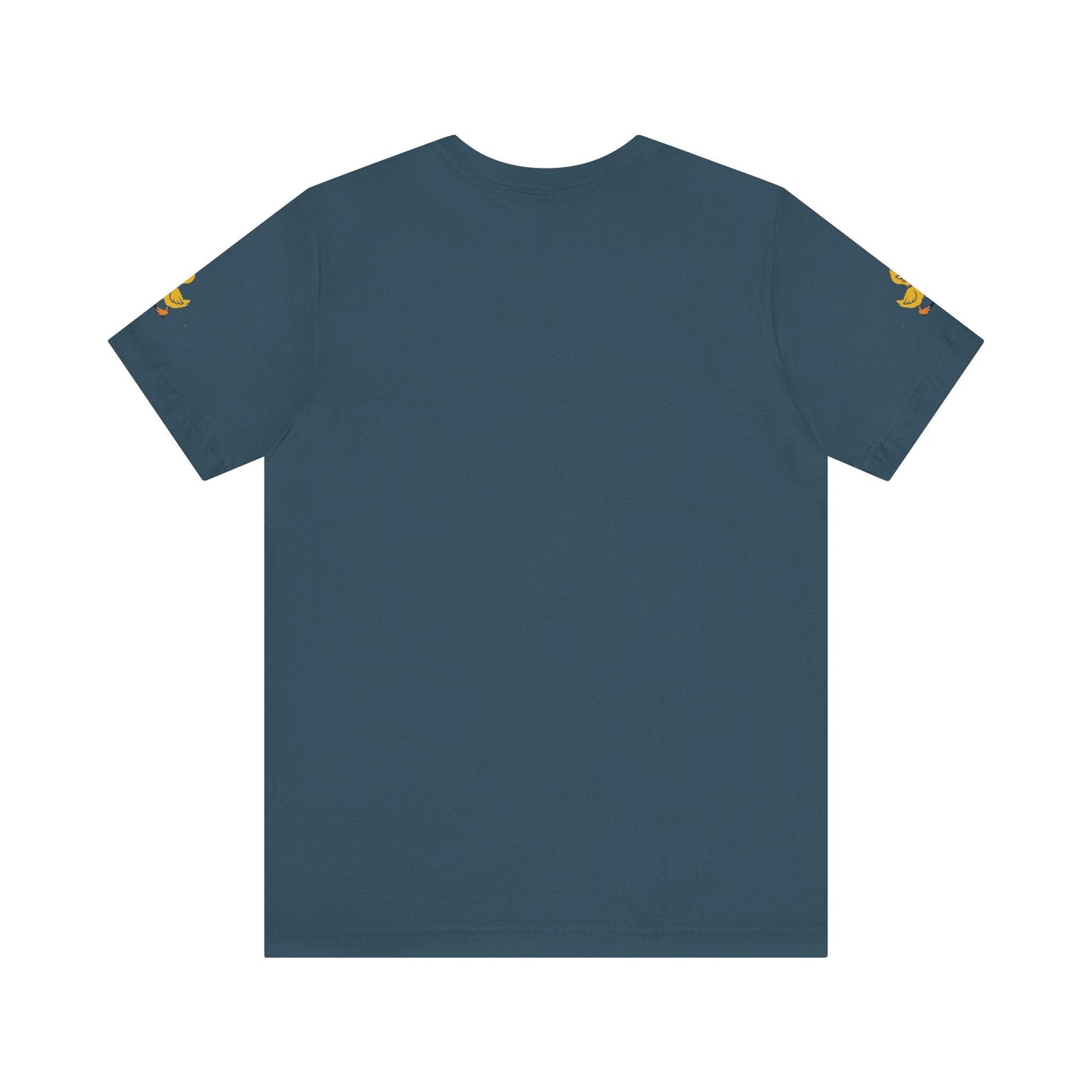 Just Ducking Around – Funny Skeleton Walking Duck Shirt | Bold Humor Tee – Deep Teal T-Shirt for Best Sellers (14 view)
