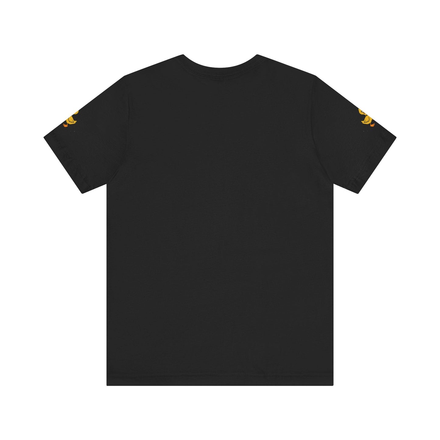 Just Ducking Around – Funny Skeleton Walking Duck Shirt | Bold Humor Tee – Black T-Shirt for Best Sellers (4 view)