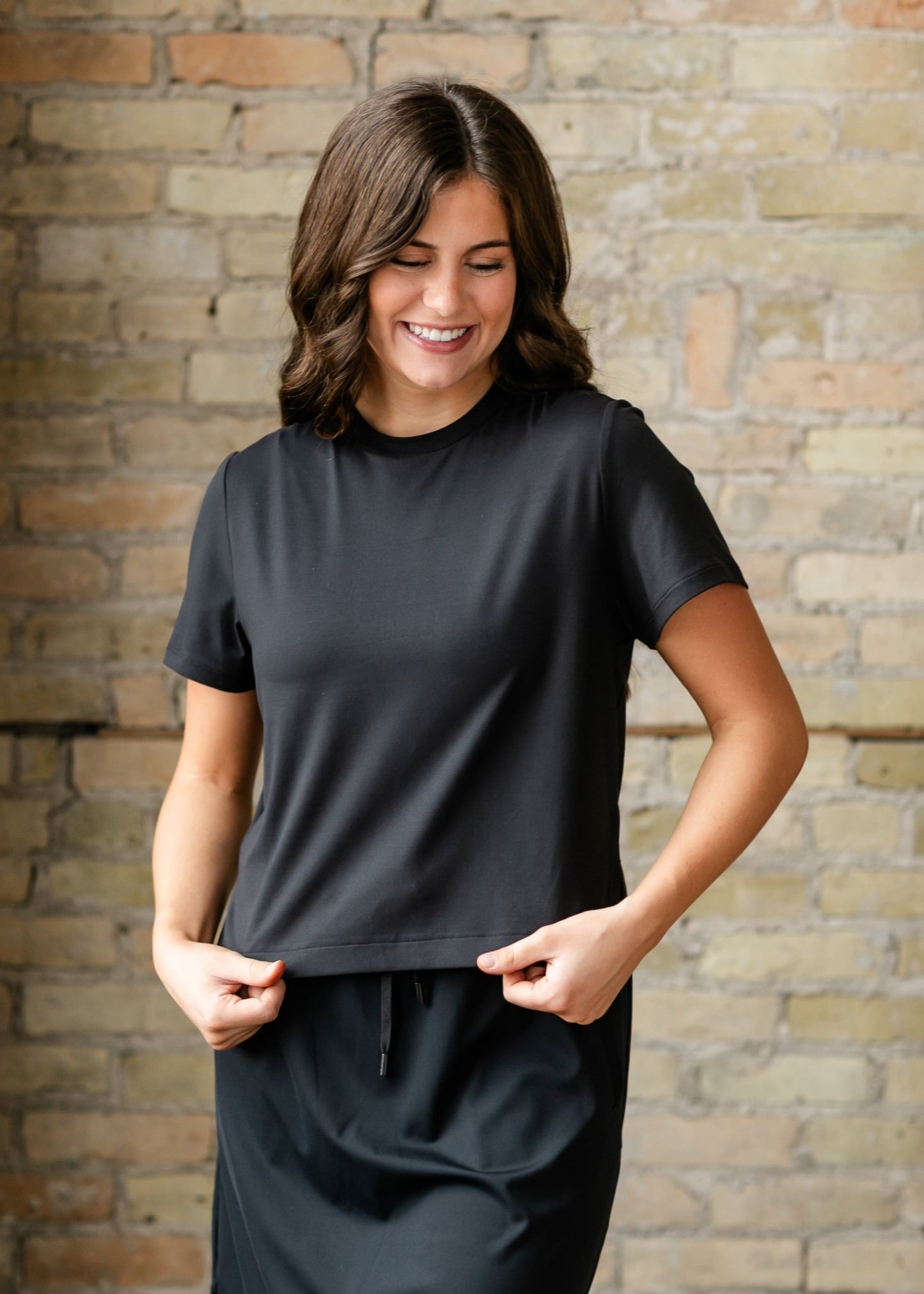 Kia Athletic Short Sleeve T-shirt – Black IC Tops for glowup (13 view)