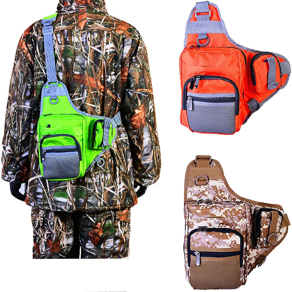 Fishing Multi Function Shoulder Bag – Canvas Tackle – BG002B Fishing Gear by SbrTnHomes