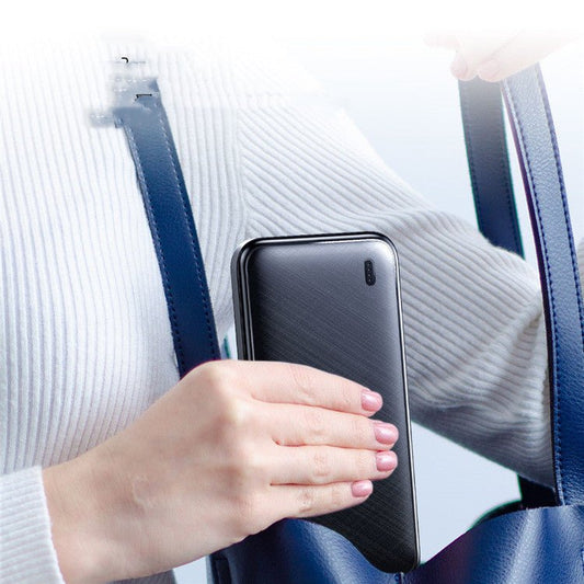 Large Capacity Power Bank – Dual USB Fast Charging | Portable Charger – Black Camping Gear for Dual USB (2 view)